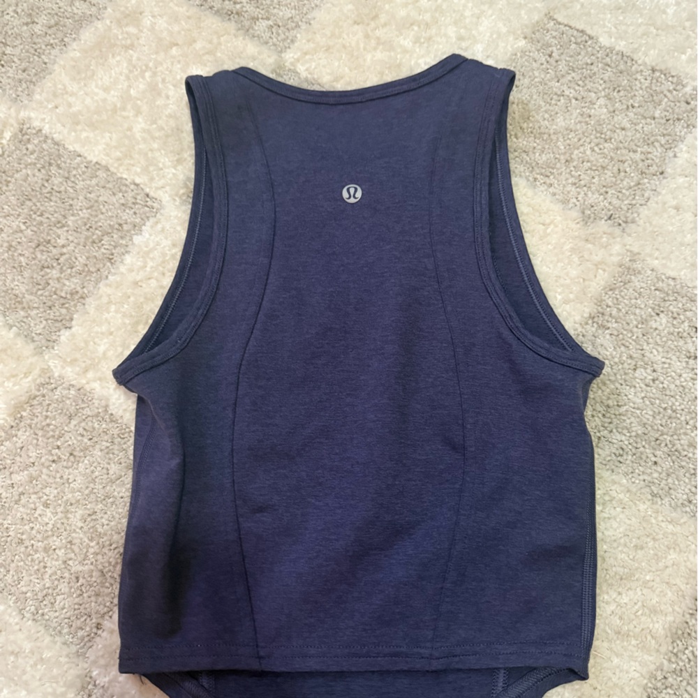 lululemon athletica Navy Blue Racerback Tank Top